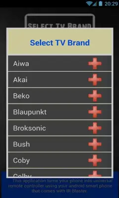 Remote Control For All TV android App screenshot 3